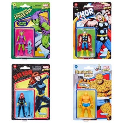 Marvel Legends Retro Collection 3.75 Inch Wave 6 Set of 4