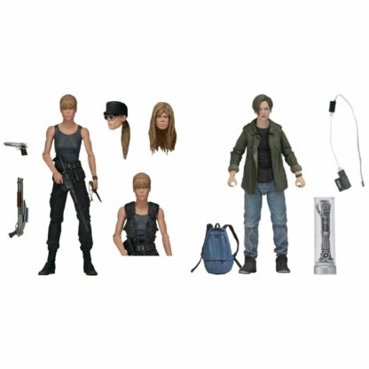 NECA Terminator 2 Sarah Connor and John Connor Action Figure 2 Pack