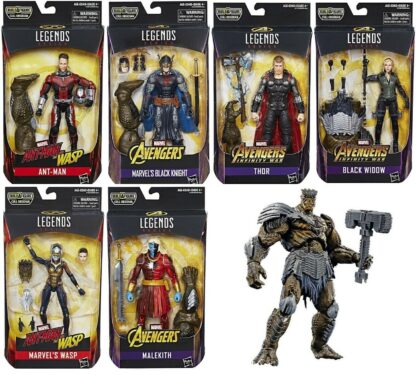 Marvel Legends Avengers Cull Obsidian BAF Set of 6