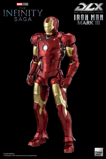 Avengers: Infinity Saga DLX Iron Man Mark 3 1/12 Scale Figure by Threezero