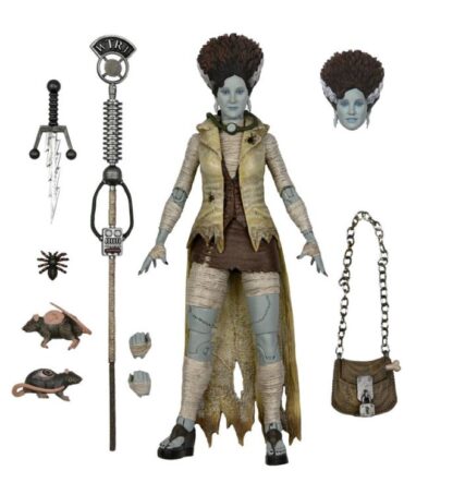 NECA TMNT X Universal Monsters April O'Neil as The Bride of Frankenstein