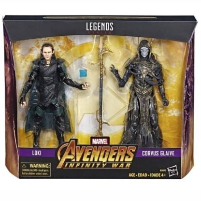 Marvel Legends Infinity War Loki and Corvus Glaive 2 Pack