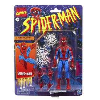 Marvel Legends Retro Series Cel Shaded Spider-Man Action Figure