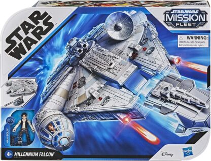 Star Wars Mission Fleet Millennium Falcon with Han Solo 2.5 Inch Action Figure