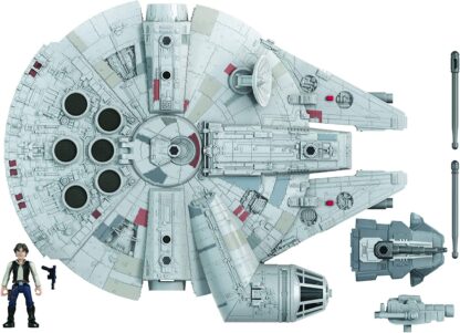 Star Wars Mission Fleet Millennium Falcon with Han Solo 2.5 Inch Action Figure
