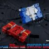 Dr. Wu Sword Dancer DW-E07 Traveler Plane & DW-E08 Patriot Tank Set of 2 Pack (Red & Blue)