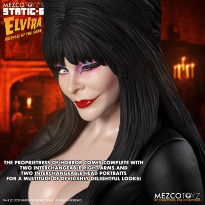 Elvira: Mistress of the Dark Static-6 Elvira 1/6 Scale Statue - Mezco Static 6