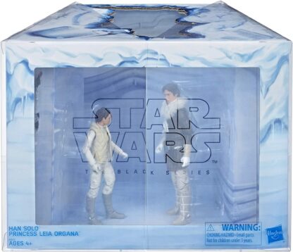 SDCC Star Wars Black Series Princess Leia and Han Solo Hoth 2 Pack
