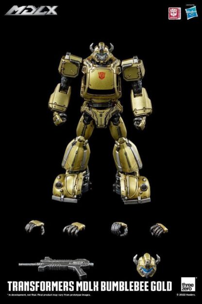 Threezero Transformers MDLX Gold Bumblebee Action Figure