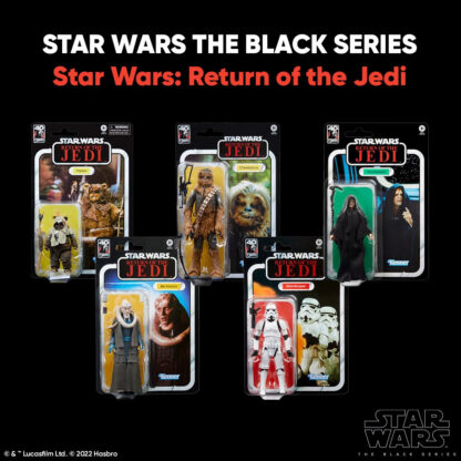 Star Wars The Black Series ROTJ 40th Anniversary Set of 5