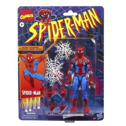 Marvel Legends Retro Series Cell Shaded Spider-Man Action Figure ( IMPORT )