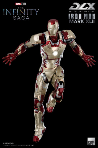 Avengers: Infinity Saga DLX Iron Man 3 Mark 42 1/12 Scale Figure by Threezero