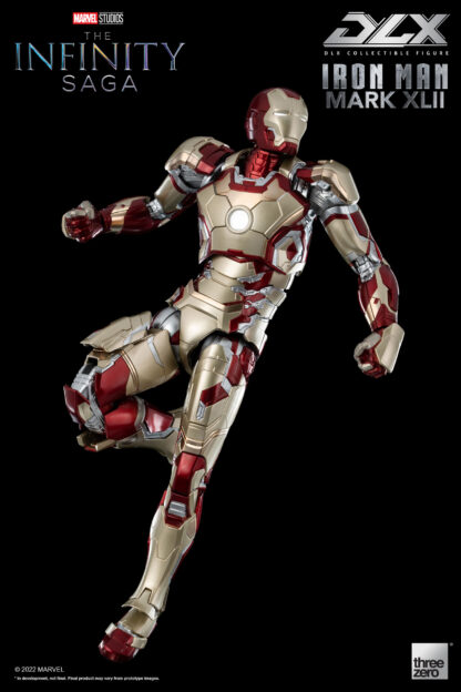 Avengers: Infinity Saga DLX Iron Man 3 Mark 42 1/12 Scale Figure by Threezero