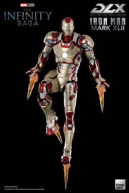 Avengers: Infinity Saga DLX Iron Man 3 Mark 42 1/12 Scale Figure by Threezero