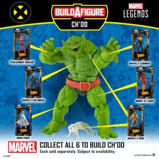 Marvel Legends X-Men Ch'od BAF Wave Set of 6