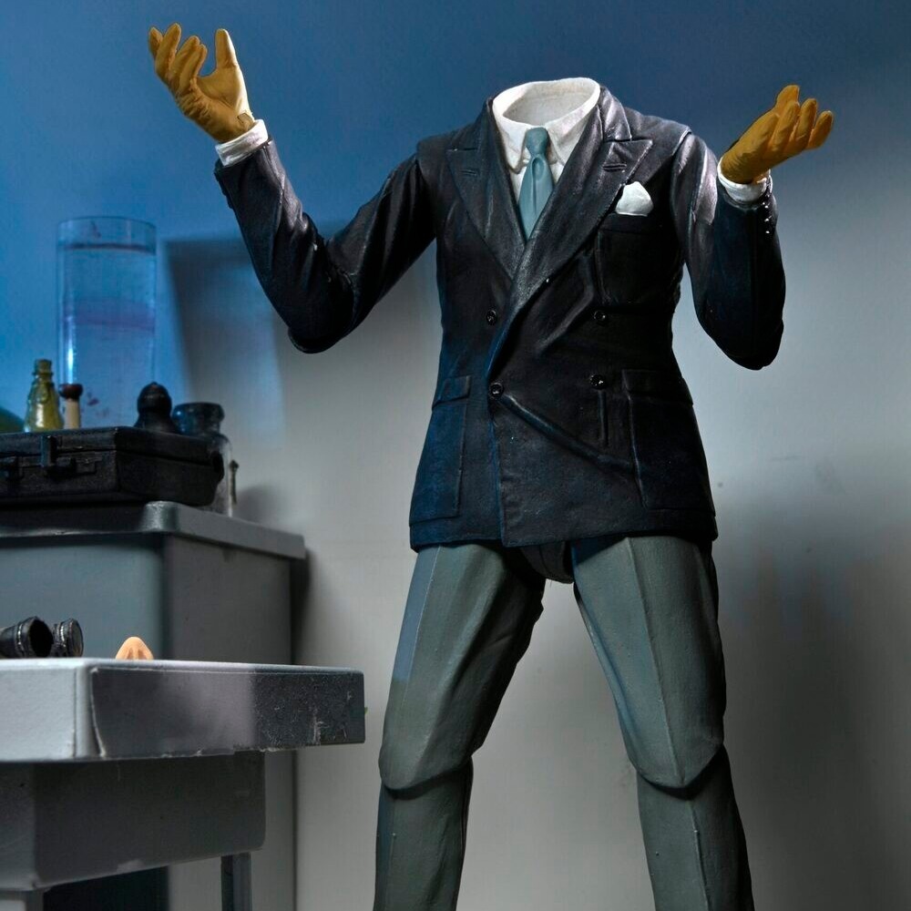 NECA Action Figure L'Uomo Invisibile In Accappatoio 18 Cm: Statuetta Da Collezione Horror