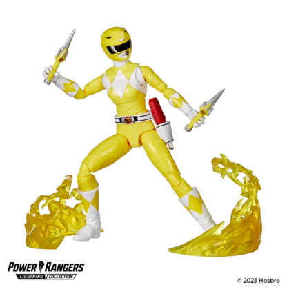 Power Rangers Lightning Collection 30th Anniversary MMPR Deluxe Yellow Ranger