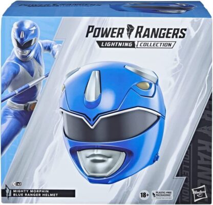 Power Rangers Lightning Collection Mighty Morphin Blue Ranger Helmet ( MMPR )