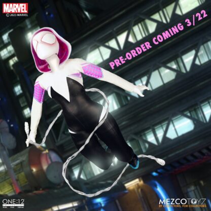 Mezco One:12 Collective Spider-Man Spider Gwen ( Ghost Spider ) Action Figure