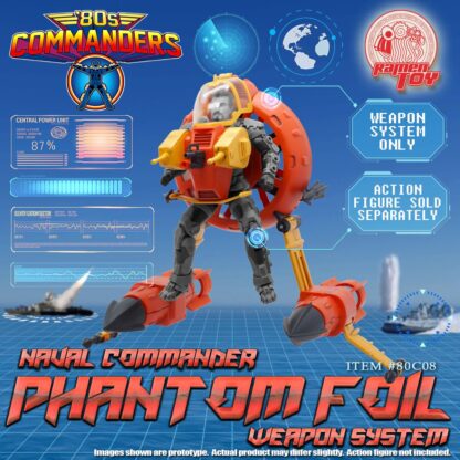 80s Commanders Phantom Foil ( Naval Commander Weapon System )