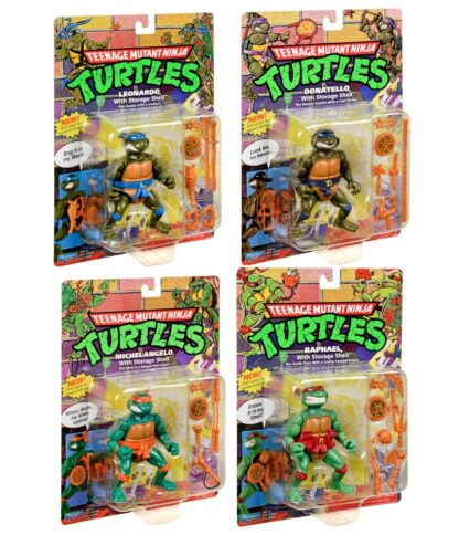 Teenage Mutant Ninja Turtles Retro Storage Shell Turtles Set of 4