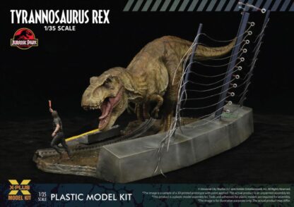 Jurassic Park T-Rex 1/35 Scale Model Kit