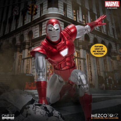 Mezco One:12 Collective Silver Centurion Iron Man