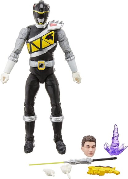 Power Rangers Lightning Collection Dino Charge Black Ranger 6" Action Figure