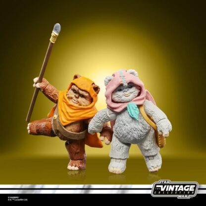 Star Wars The Vintage Collection Ewoks Wicket and Kneesaa