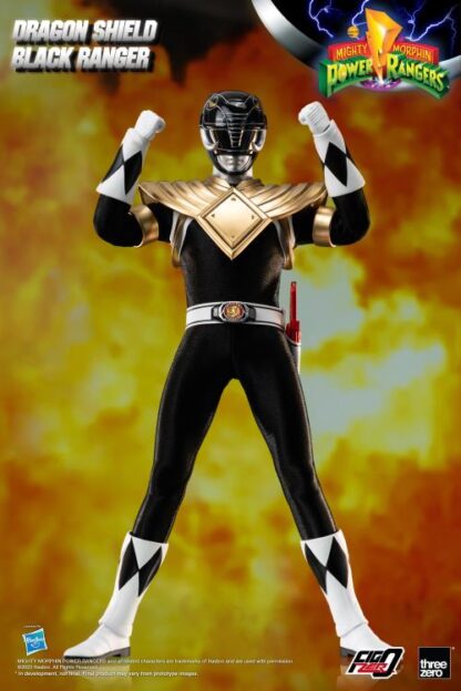 Threezero FigZero Power Rangers MMPR Black Ranger