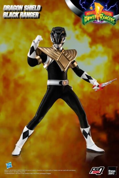 Threezero FigZero Power Rangers MMPR Black Ranger