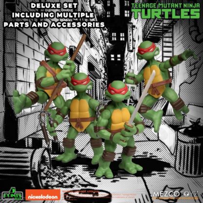 Mezco Teenage Mutant Ninja Turtles 5 Points Plus Boxed Set