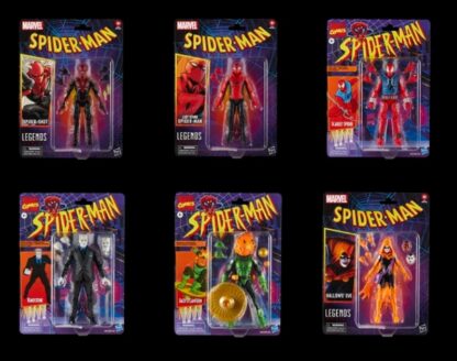 Marvel Legends Spider-Man Retro Series Set of 6