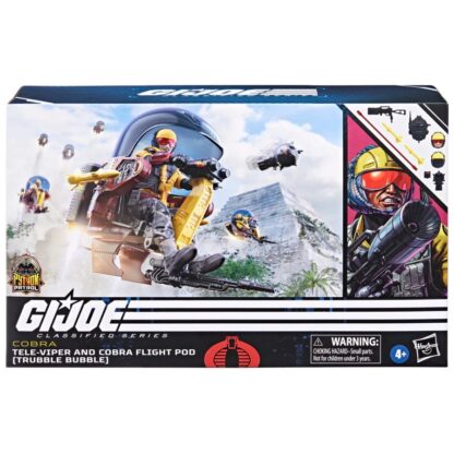 G.I. Joe Classified Python Patrol Flight Pod ( Trubble Bubble ) and Tele-Viper