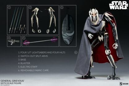 Sideshow Star Wars General Grievous 1/6 Scale Figure