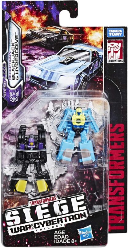 Transformers Siege Decepticon Sports Car Patrol Blackjack and Hyperdrive