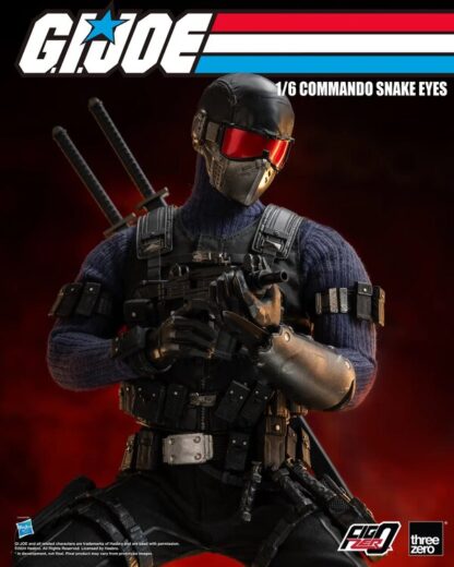 Threezero FigZero G.I. Joe Commando Snake Eyes 1/6 Scale Figure