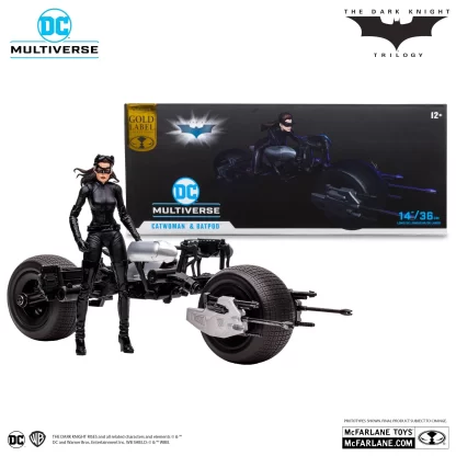 McFarlane DC Multiverse Batpod and Catwoman ( The Dark Knight Rises )