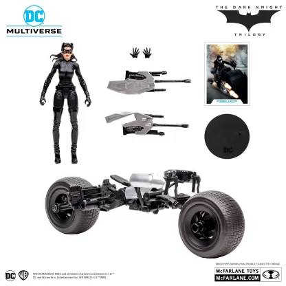 McFarlane DC Multiverse Batpod and Catwoman ( The Dark Knight Rises )