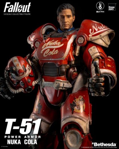 Threezero Fallout T-51 Power Armor (Nuka Cola) 1/6 Scale Figure