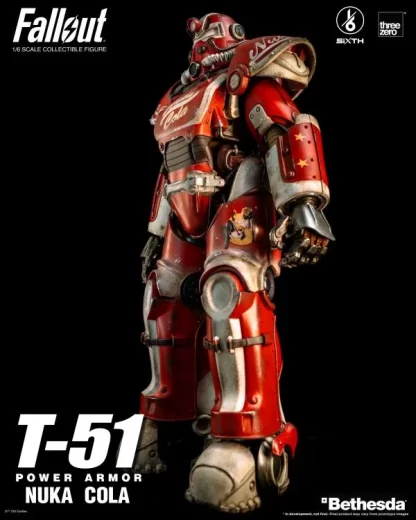 Threezero Fallout T-51 Power Armor (Nuka Cola) 1/6 Scale Figure