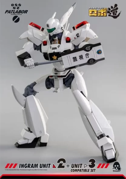 Threezero ROBO DOU Patlabor Ingram Unit 2 1/35 Scale Figure with Unit 3 Compatible Set