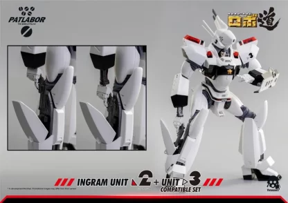 Threezero ROBO DOU Patlabor Ingram Unit 2 1/35 Scale Figure with Unit 3 Compatible Set