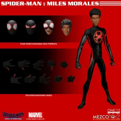 Mezco One:12 Collective Miles Morales Spider-Man Action Figure