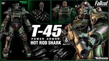 Threezero Fallout T-45 Power Armour (Hot Rod Shark) 1/6 Scale Figure