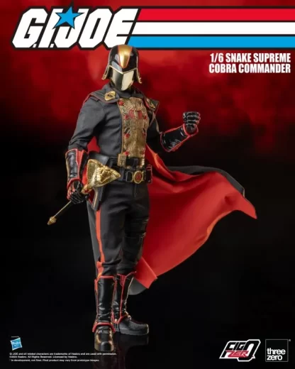Threezero G.I. Joe FigZero Snake Supreme Cobra Commander Exclusive
