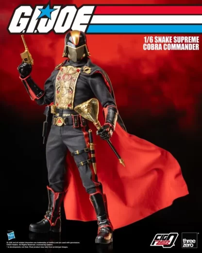 Threezero G.I. Joe FigZero Snake Supreme Cobra Commander Exclusive