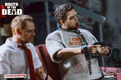 Play Craft Toys Brits of the Dead Shaun and Ed 2 Pack 1/12 Scale Figures