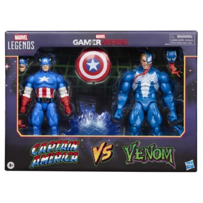 Marvel Legends Gamerverse Captain America Vs Venom 2 Pack