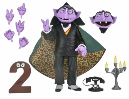 NECA Sesame Street Ultimate Count Von Count Action Figure